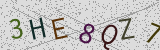 Défi visuel du captcha