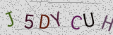 Défi visuel du captcha